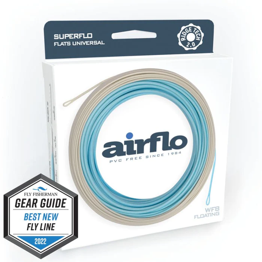 AIRFLO SUPERFLO RIDGE 2.0 FLATS UNIVERSAL TAPER FLY FISHING LINE