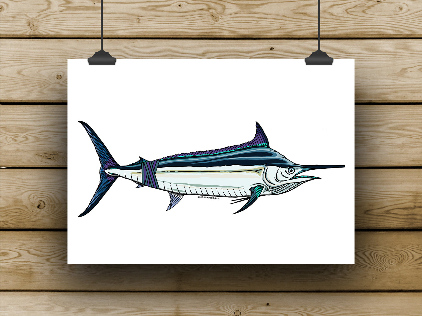 Black Marlin Prints - APRIL **PREORDER**