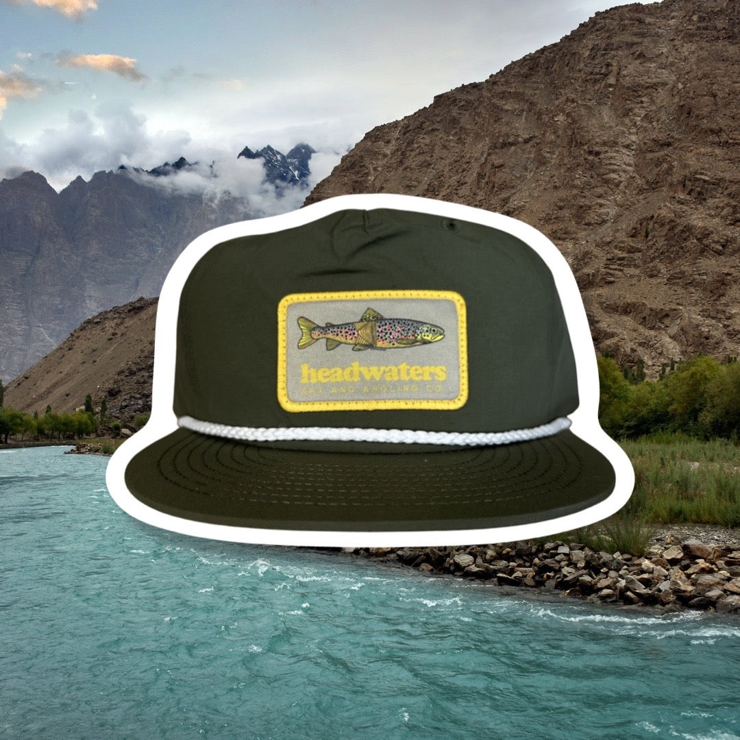 HW High Country Brown Trout Surf Cap