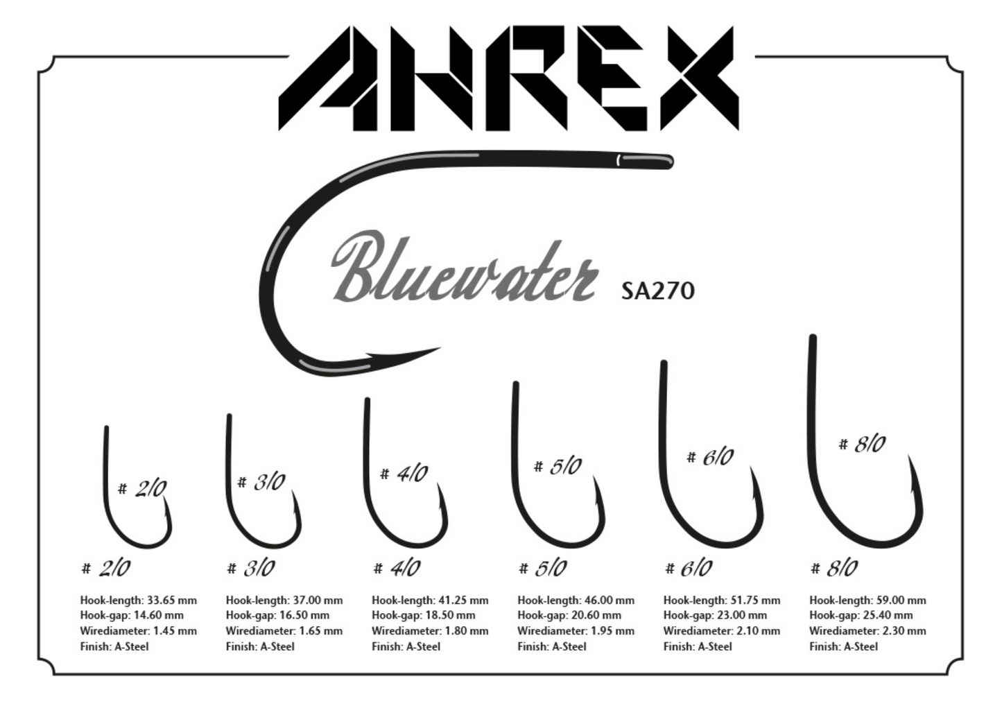 AHREX SA270 – BLUEWATER HOOKS