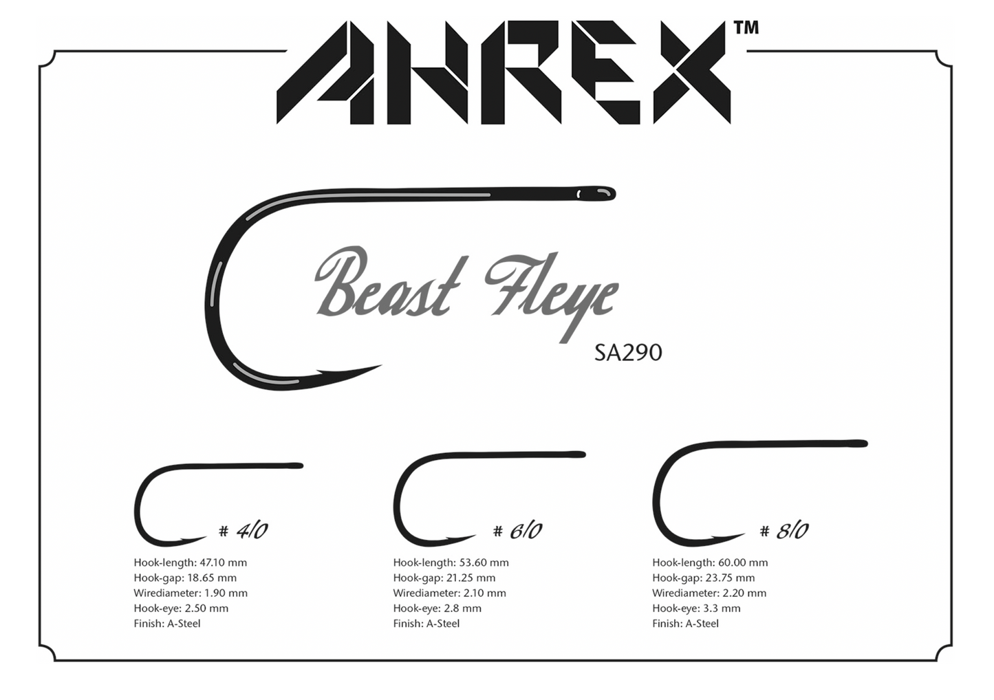 AHREX SA290 – BEAST FLEYE HOOKS