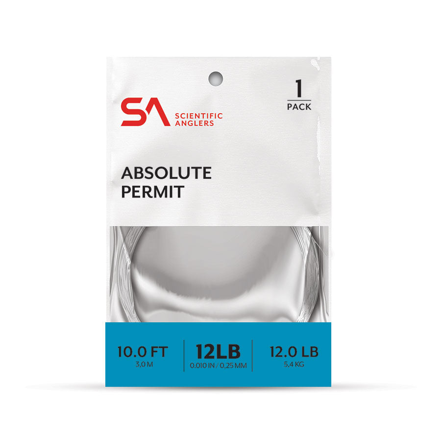 SCIENTIFIC ANGLERS ABSOLUTE PERMIT SINGLE PACK LEADER