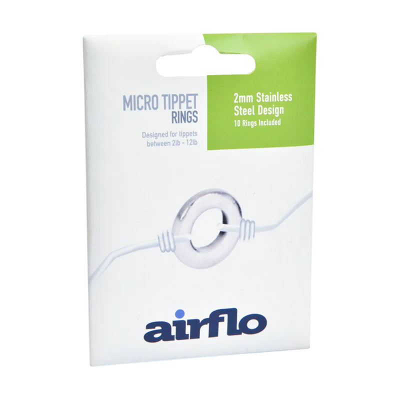 AIRFLO FLY FISHING MICRO TIPPET RINGS - 2mm