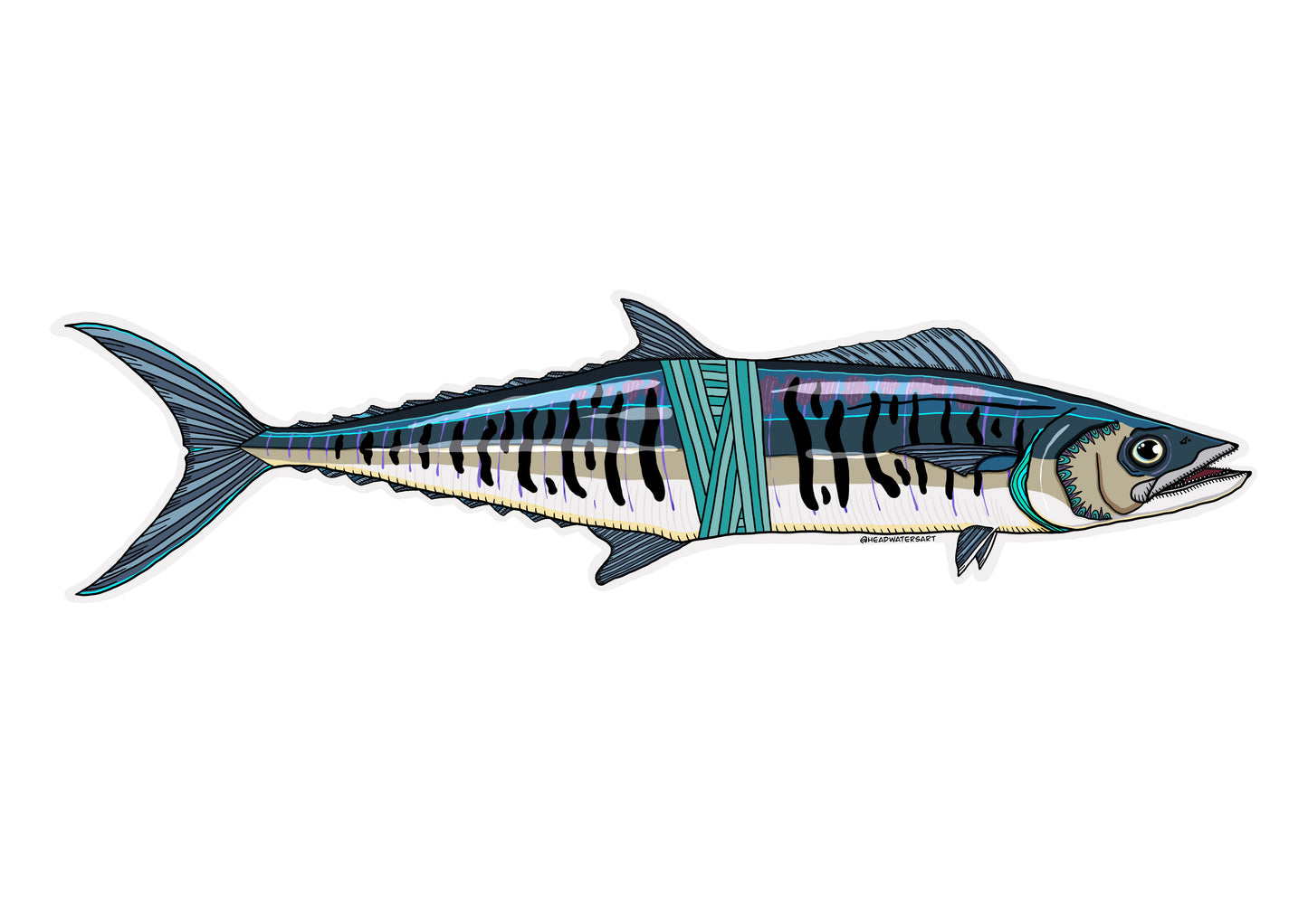 Spanish Mackerel Decals