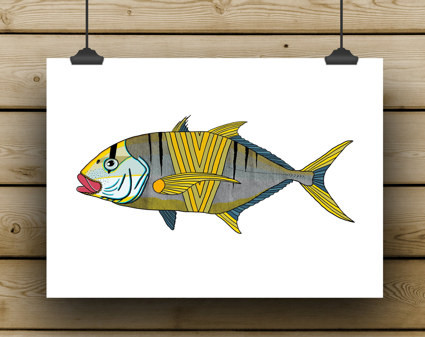 Golden Trevally Prints - **MONTHLY PREORDER** See description