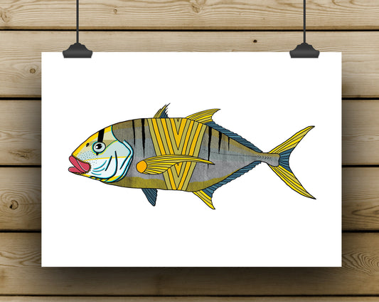 Golden Trevally Prints - MAY **PREORDER**