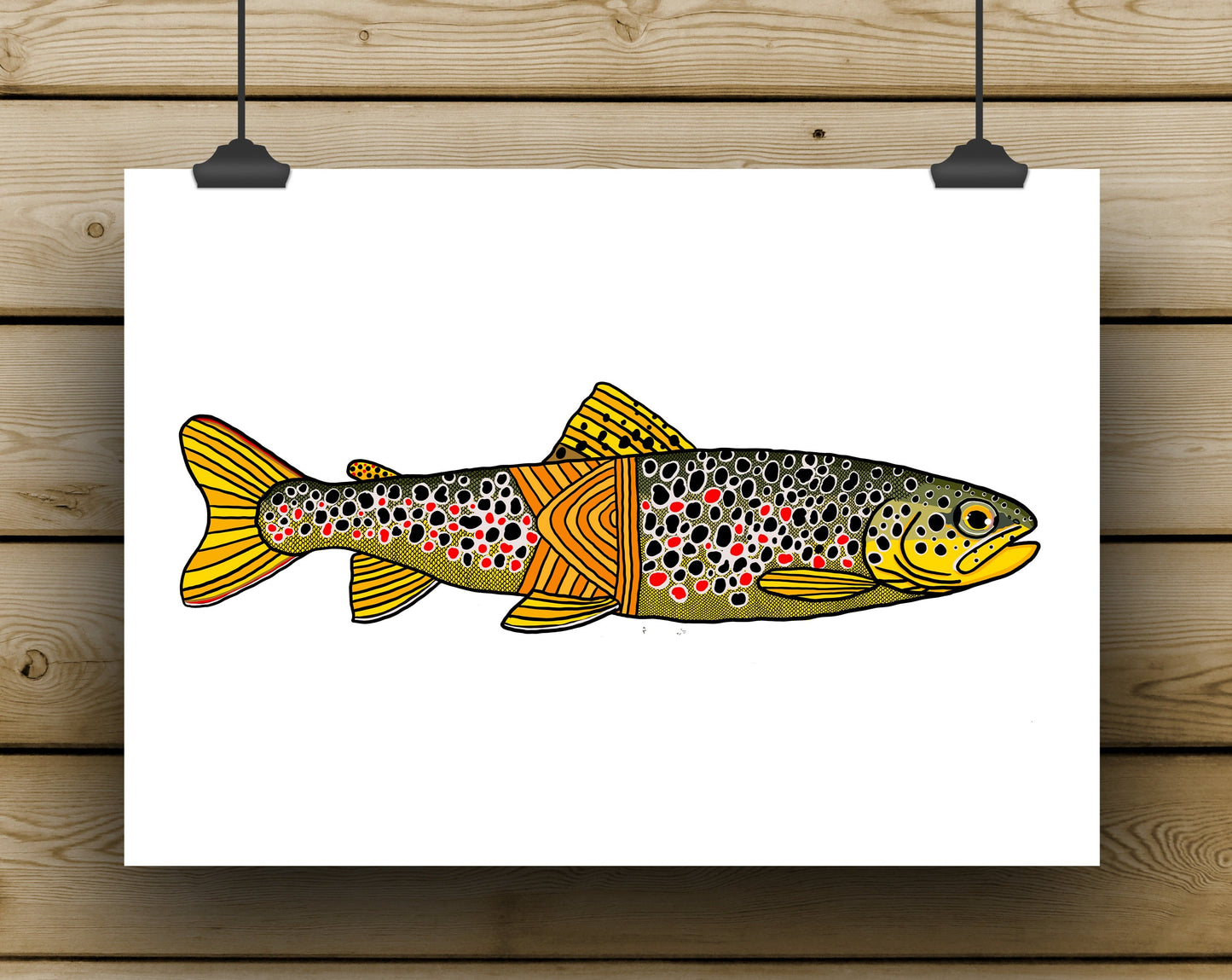 High Country Brown Trout Prints - **MONTHLY PREORDER** See description
