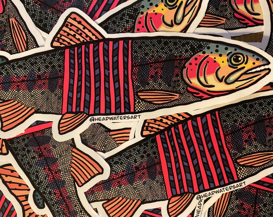 Rainbow Trout Decals