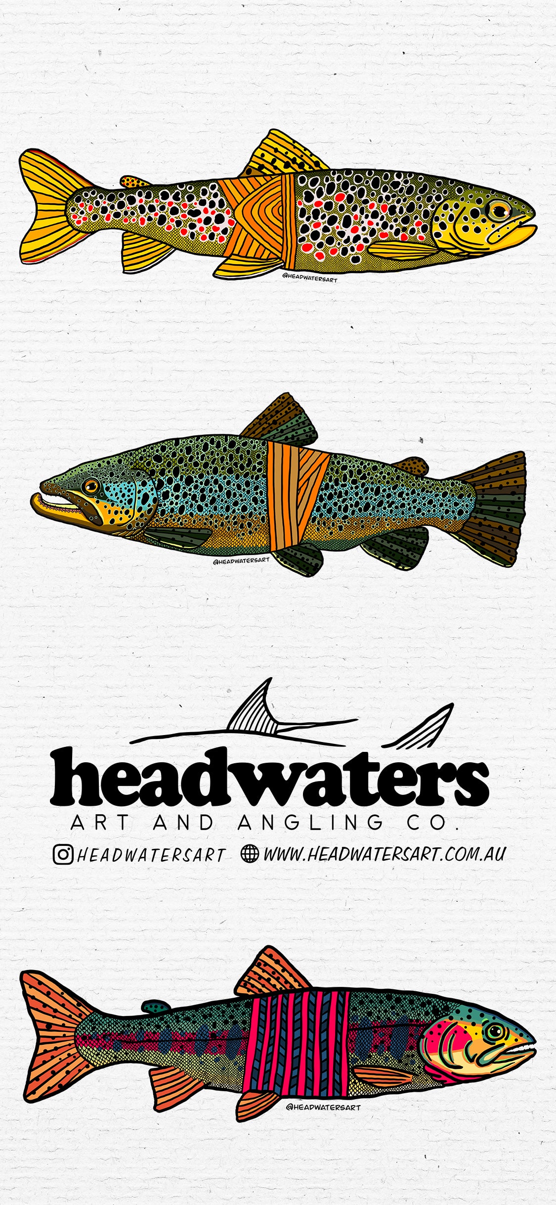 iPhone Digital Wall Paper - Trout Op.2