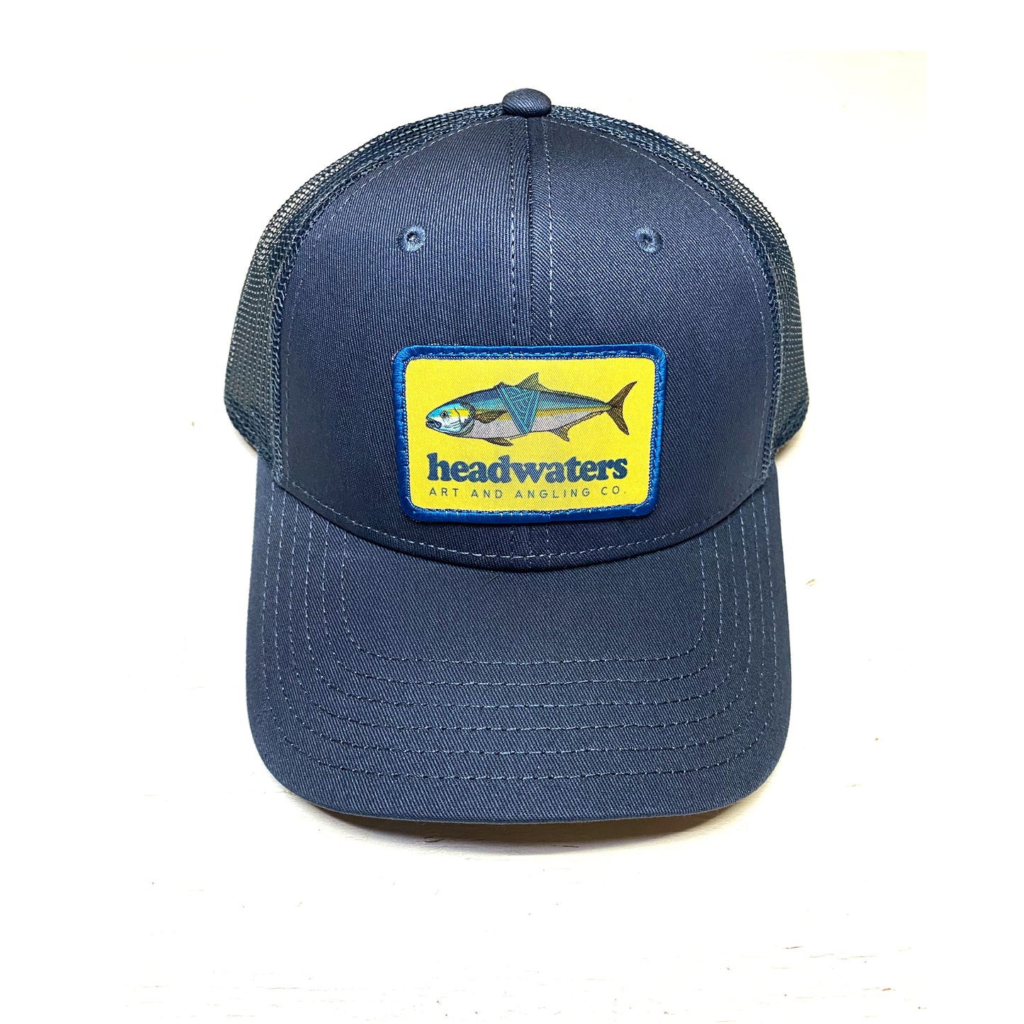 HW Icon Yellowtail Kingfish Trucker Cap - Navy
