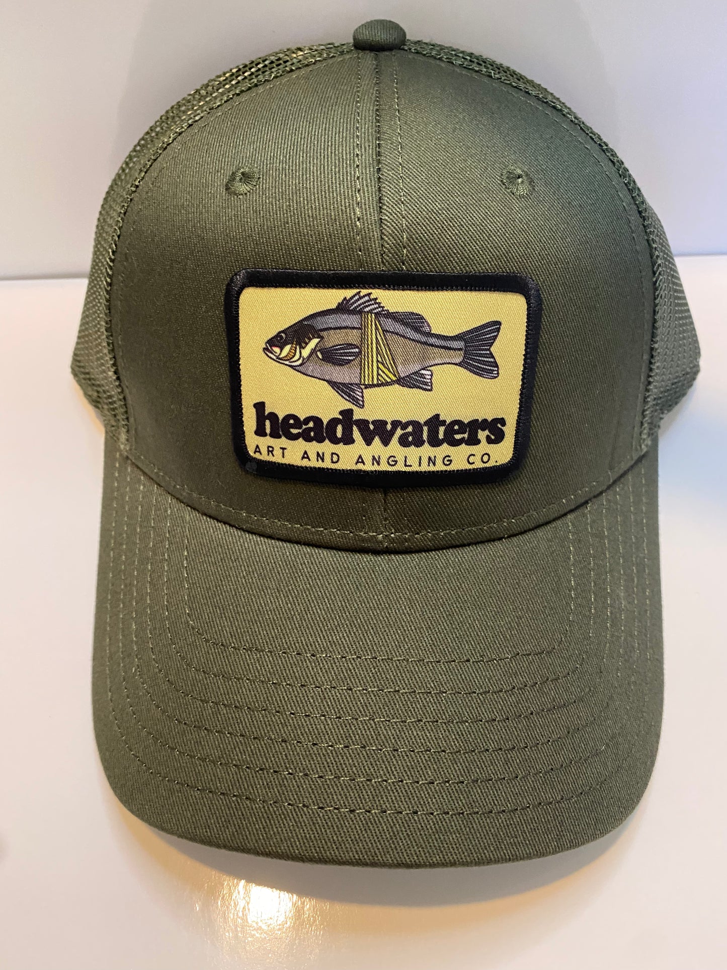 HW Icon Bass Trucker Cap - Army Green