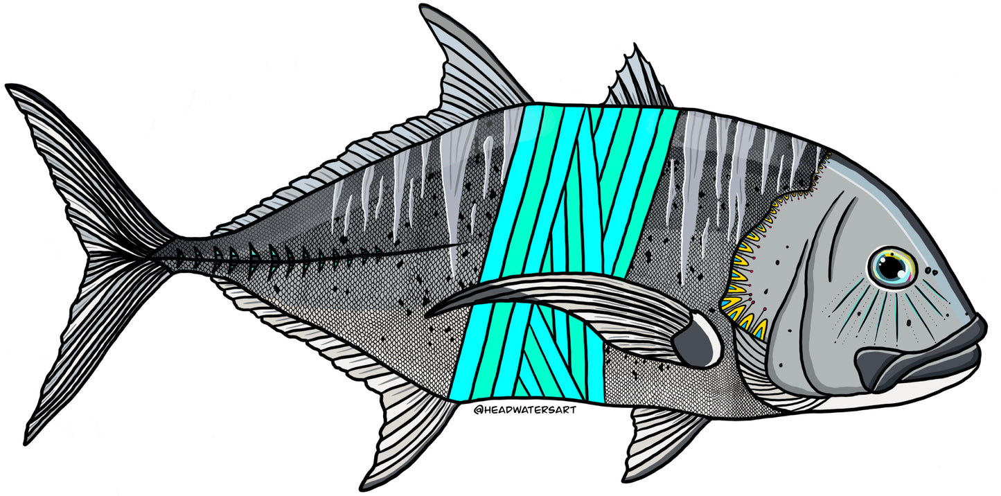 Giant Trevally Prints - **MONTHLY PREORDER** See description