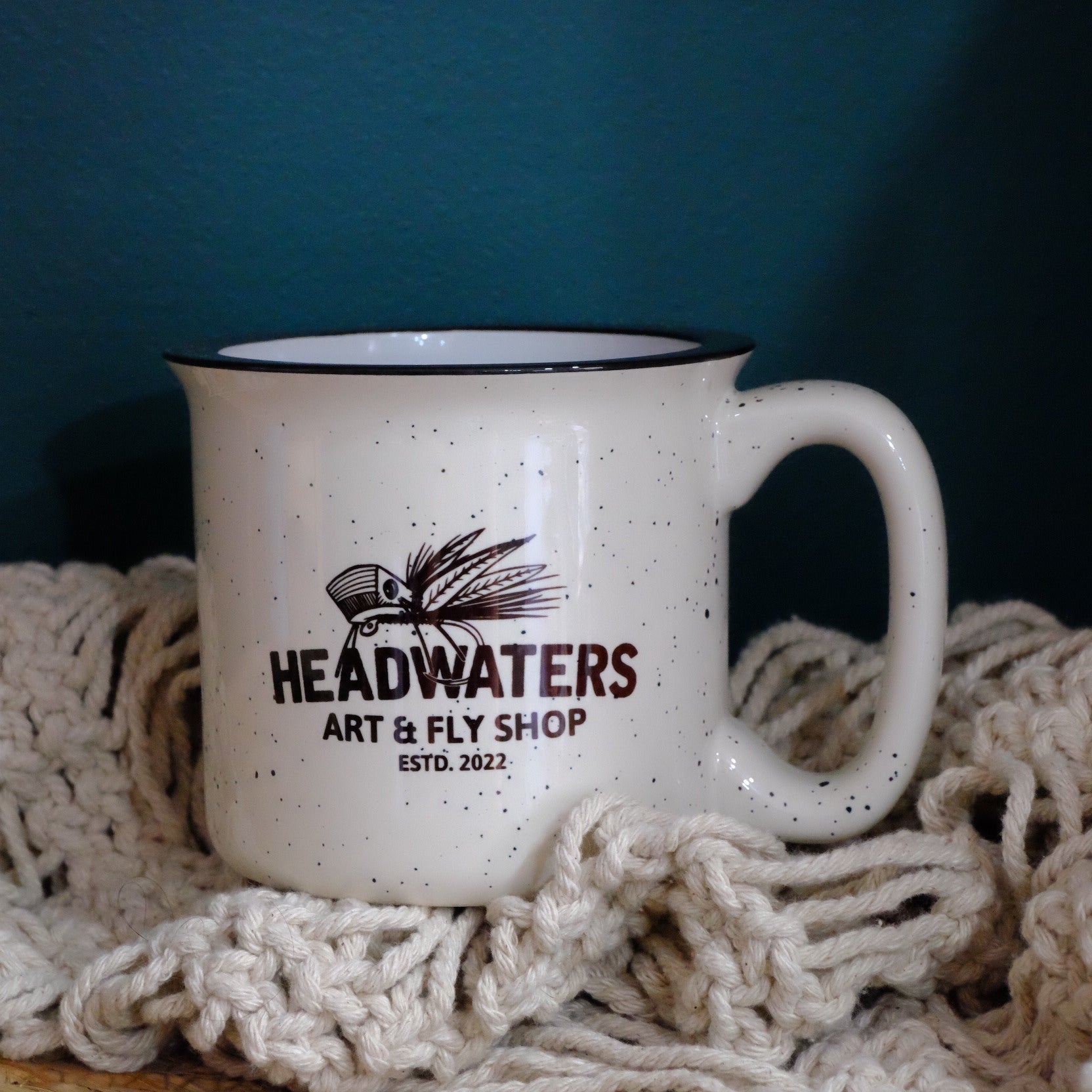 HW Ceramic Logo Mug – Headwaters Art and Fly Shop