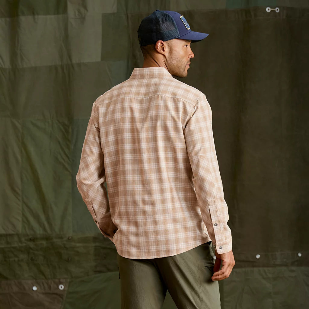 ORVIS MENS TECH CHAMBRAY L/S WORK SHIRT