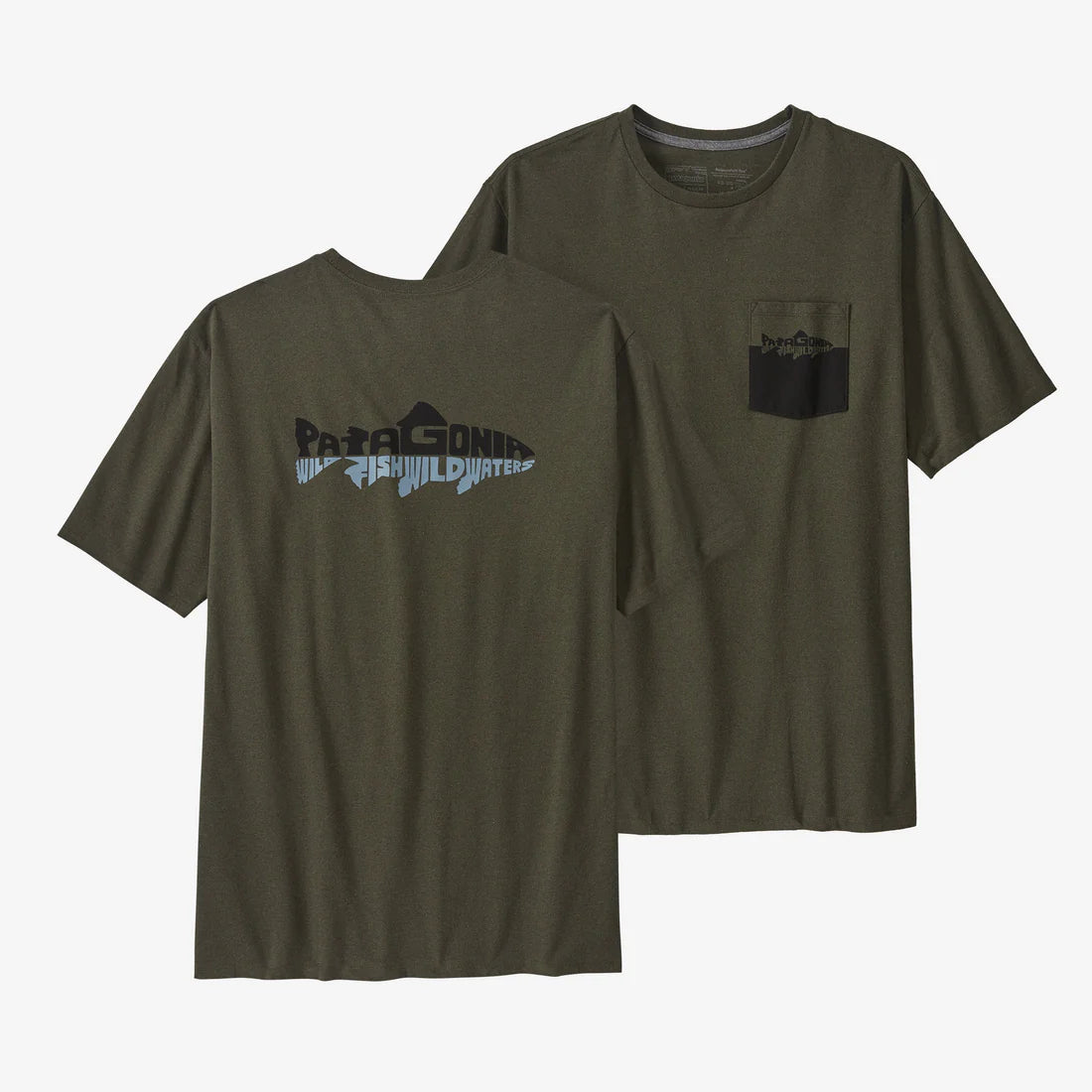 PATAGONIA - MEN'S WILD WATERLINE POCKET RESPONSIBILI-TEE