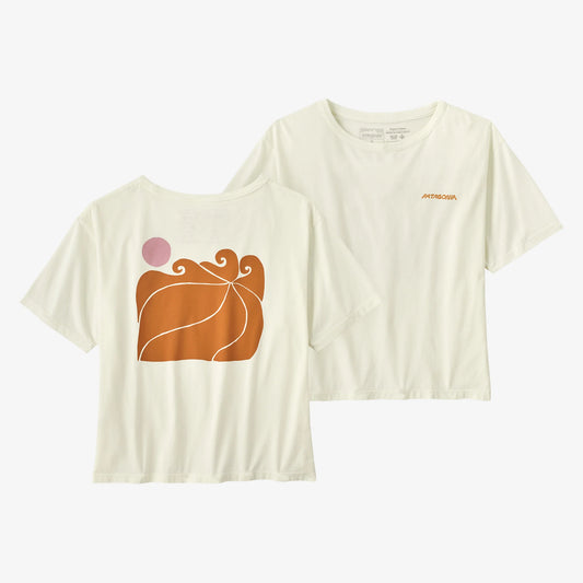 PATAGONIA - WOMEN'S SUNRISE ROLLERS ORGANIC EASY-CUT TEE