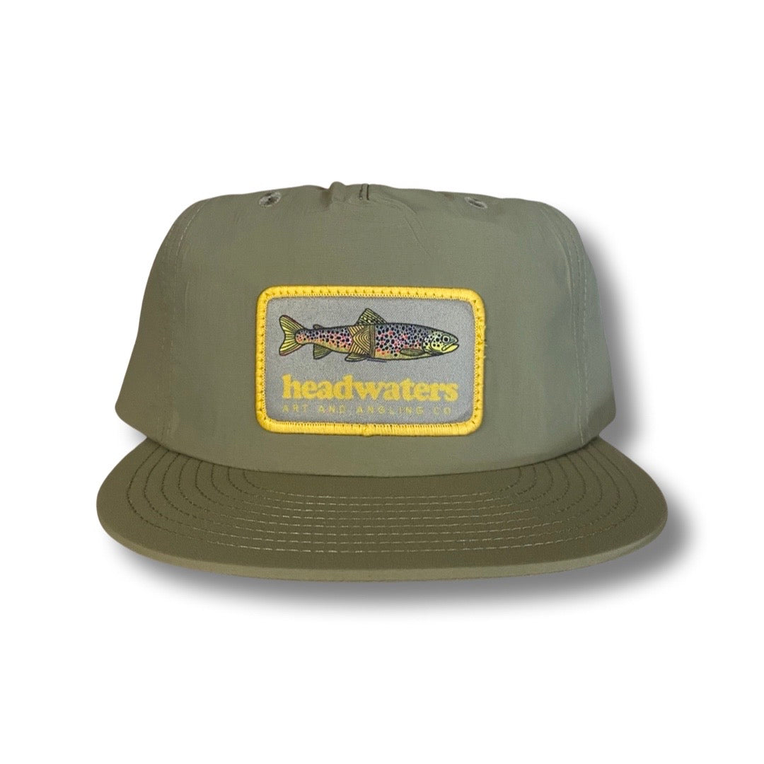 HW High Country Brown Trout Surf Cap