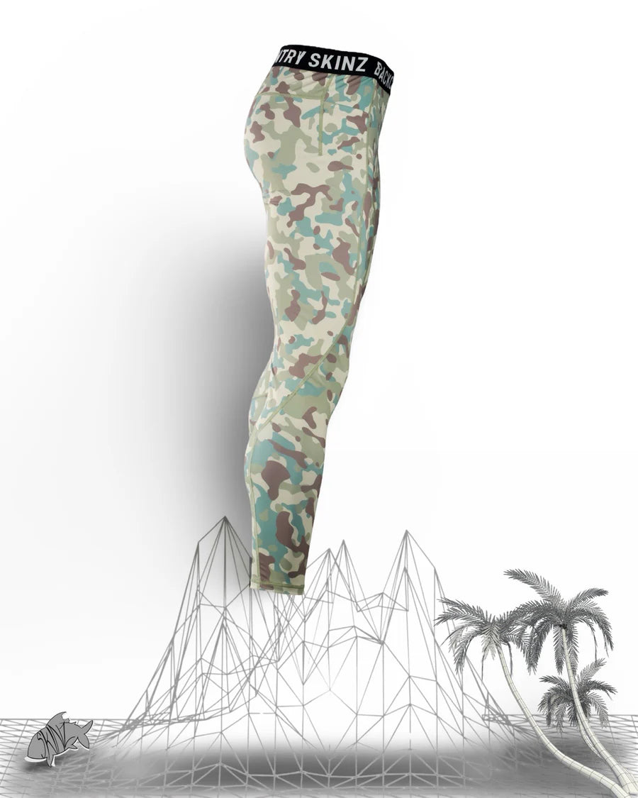 BACKCOUNTRY SKINZ - SOLARFLEXZ UV PRO SANDSTORM CAMO LEGGINGS