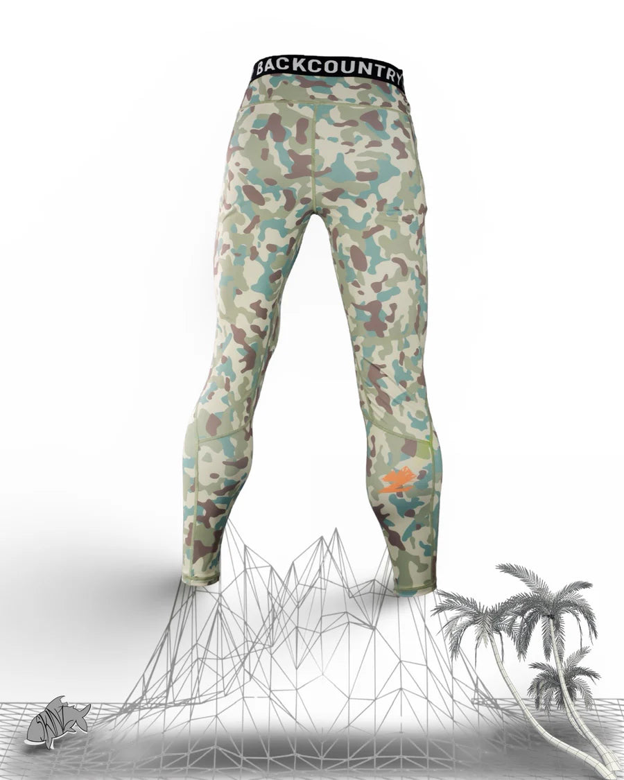 BACKCOUNTRY SKINZ - SOLARFLEXZ UV PRO SANDSTORM CAMO LEGGINGS