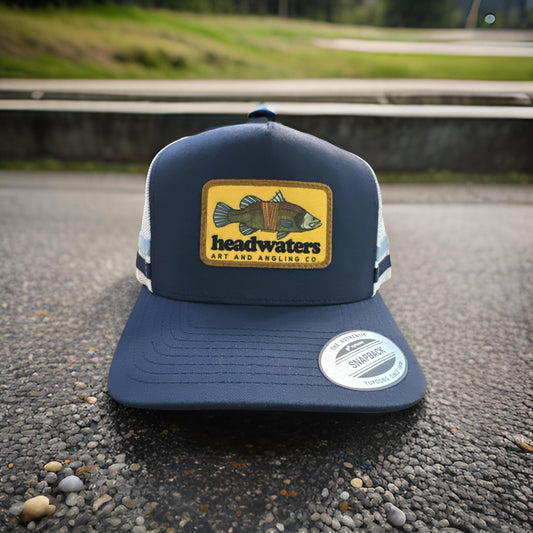 HW Barramundi Western / Double Stripe Country Trucker Cap