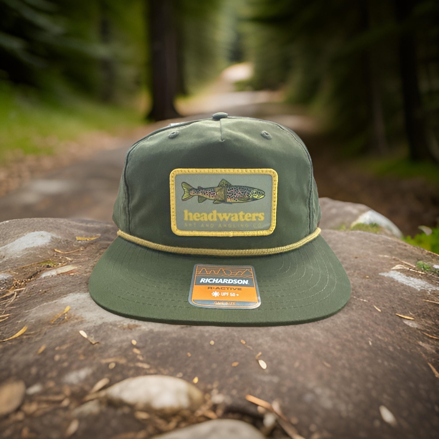 HW Brown Trout Grandpa Pinch Snapback Richardson Hat