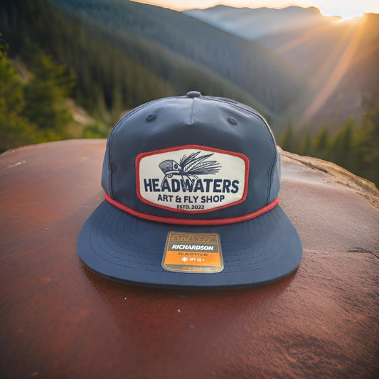 HW Headwaters Shop Logo - Grandpa Pinch Snapback Richardson Hat