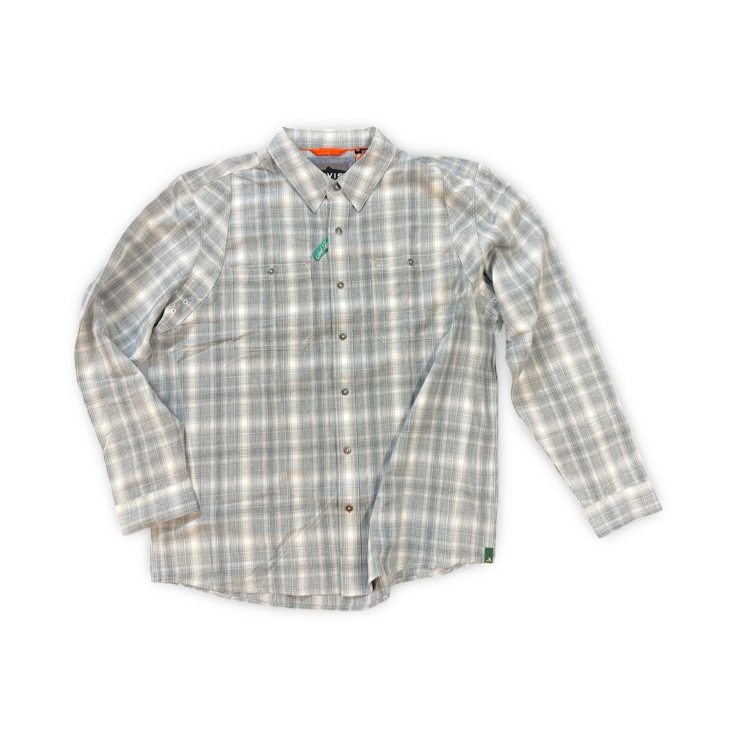 ORVIS MENS TECH CHAMBRAY L/S WORK SHIRT