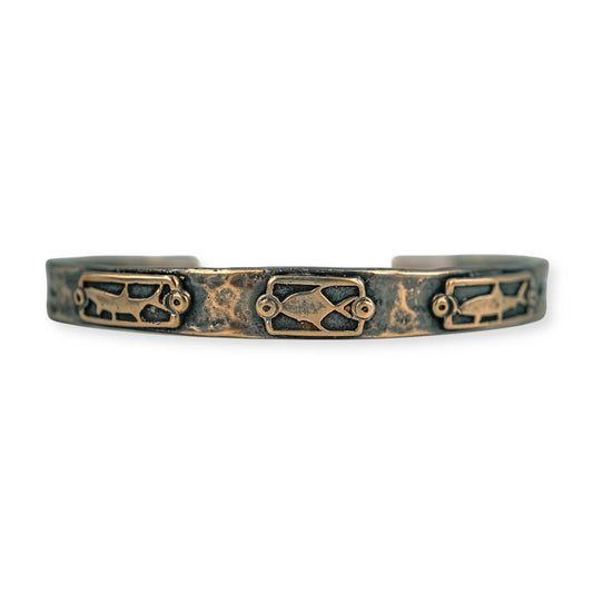 Thin Line Tapered - Bronze Cuff - Grand Slam