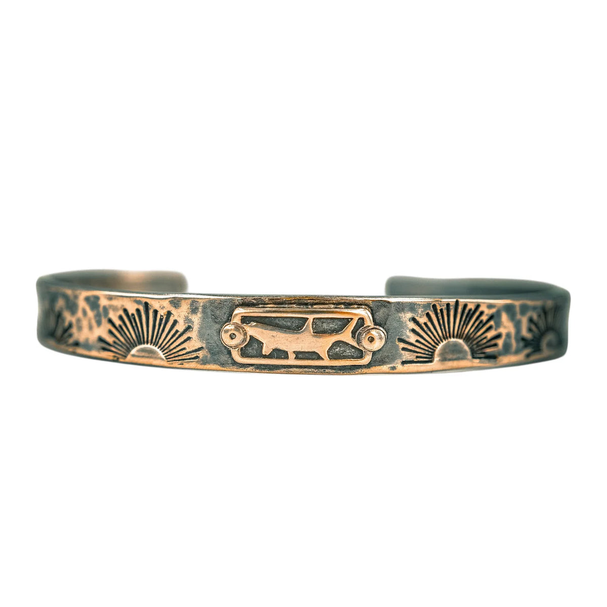 Thin Line Tapered - Bronze Cuff - Tarpon