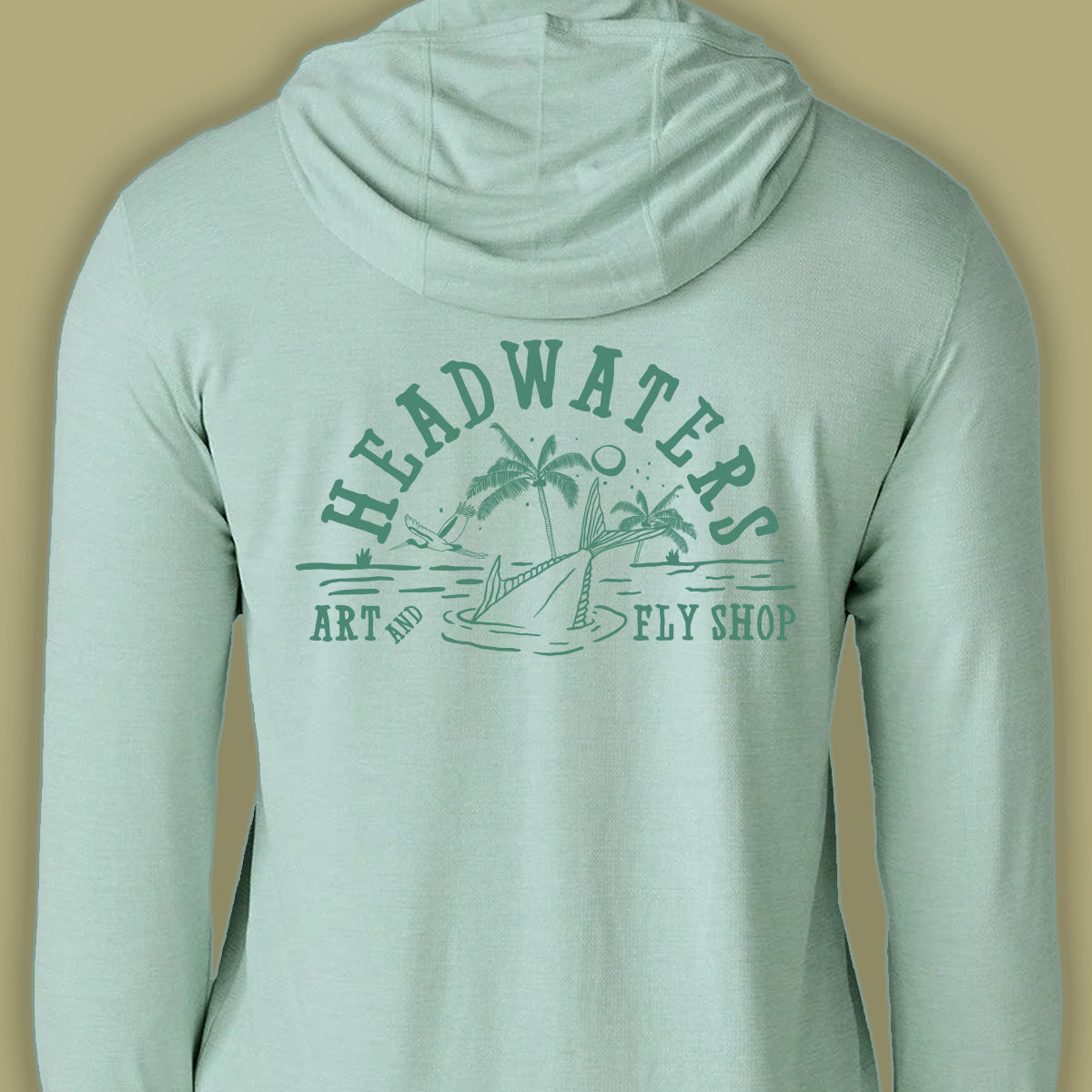 HEADWATERS TAILS UP PERMIT SCENE PATAGONIA HOODY