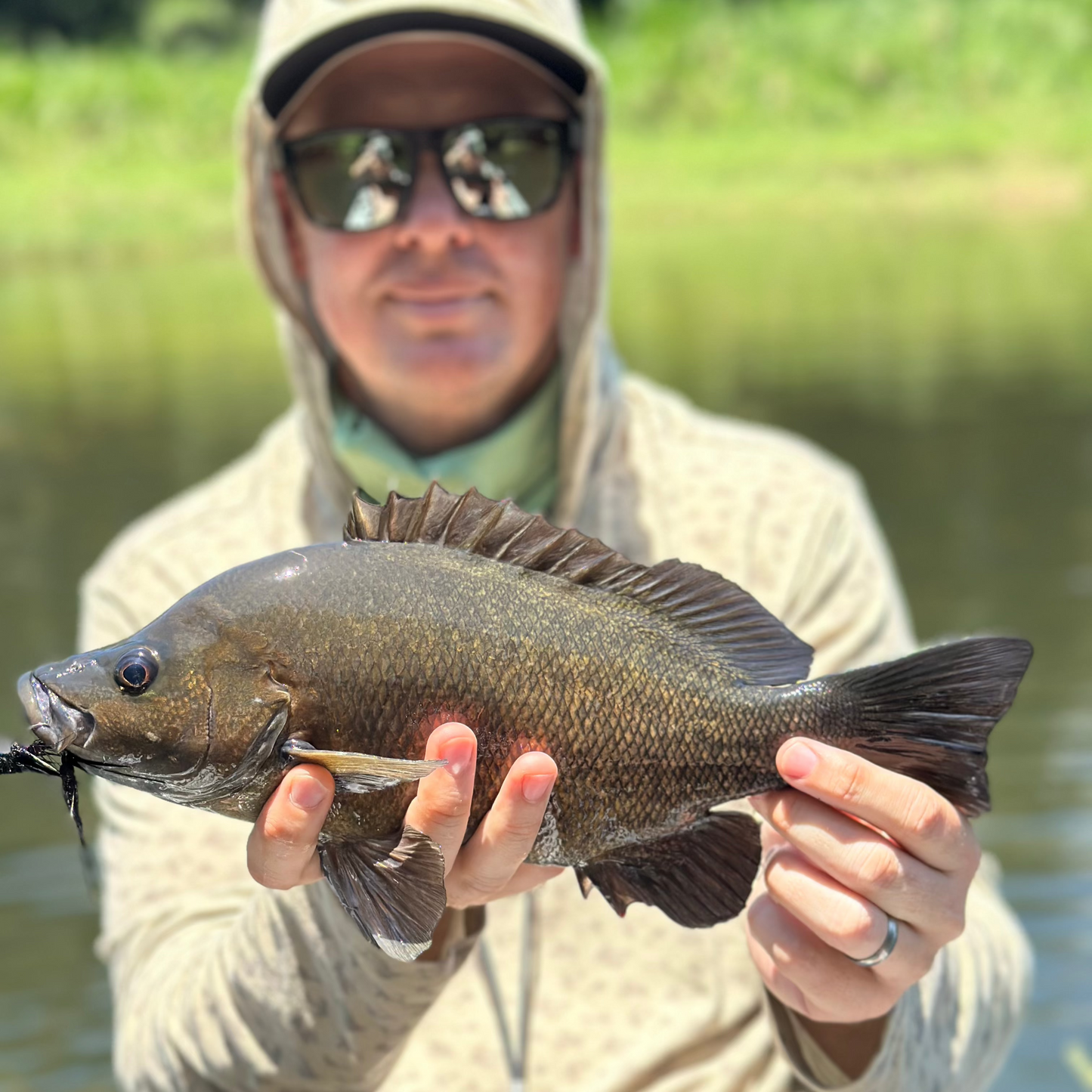 Experienced Freshwater Drift Boat Sooty Grunter - Full Day