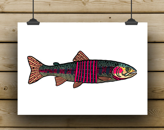 Rainbow Trout Prints - **MONTHLY PREORDER** See description