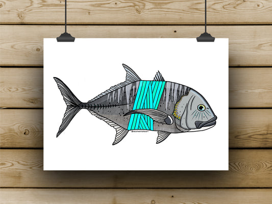 Giant Trevally Prints -  MAY **PREORDER**